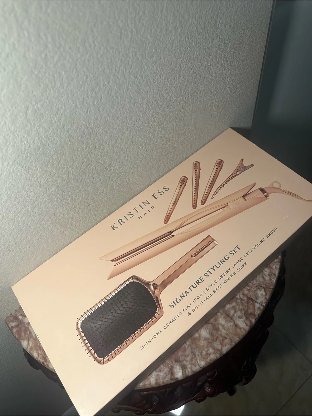 Kristin Ess Signature Styling Set - Rose Gold Hair Tool Kit